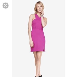 Express Crisscross Neck Sheath dress